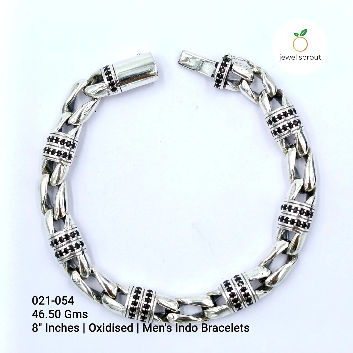 Stylish Indo Bracelet in High-Quality 925 Sterling Silver