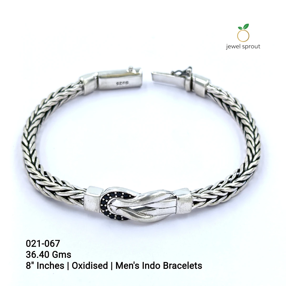 Stylish Indo Bracelet in High-Quality 925 Sterling Silver