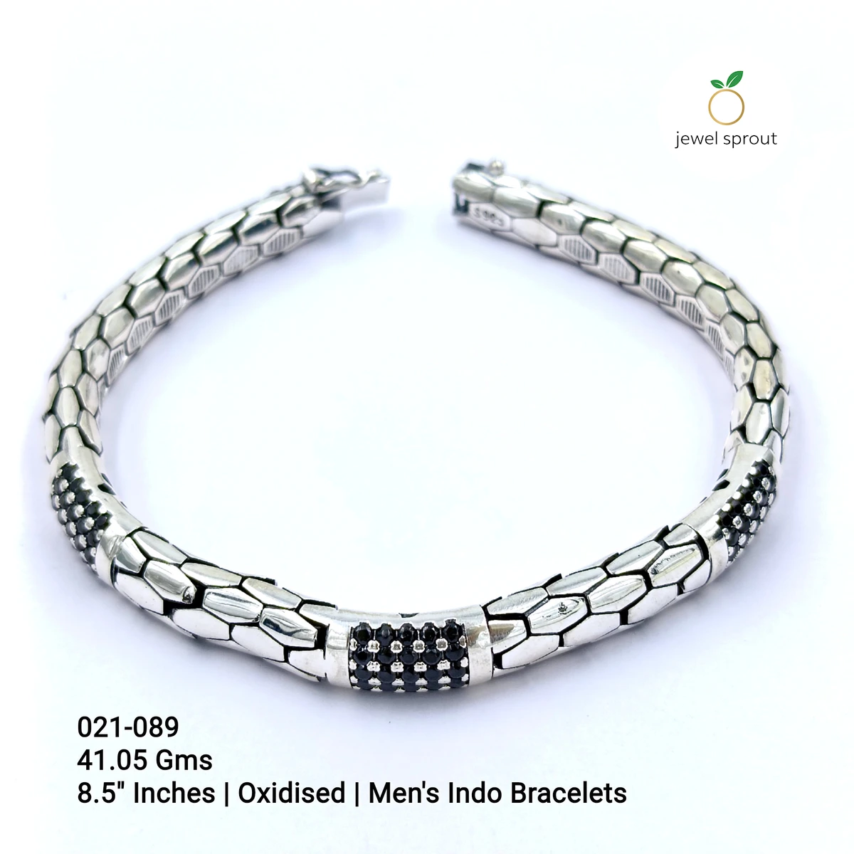 Stylish Indo Bracelet in 925 Sterling Silver