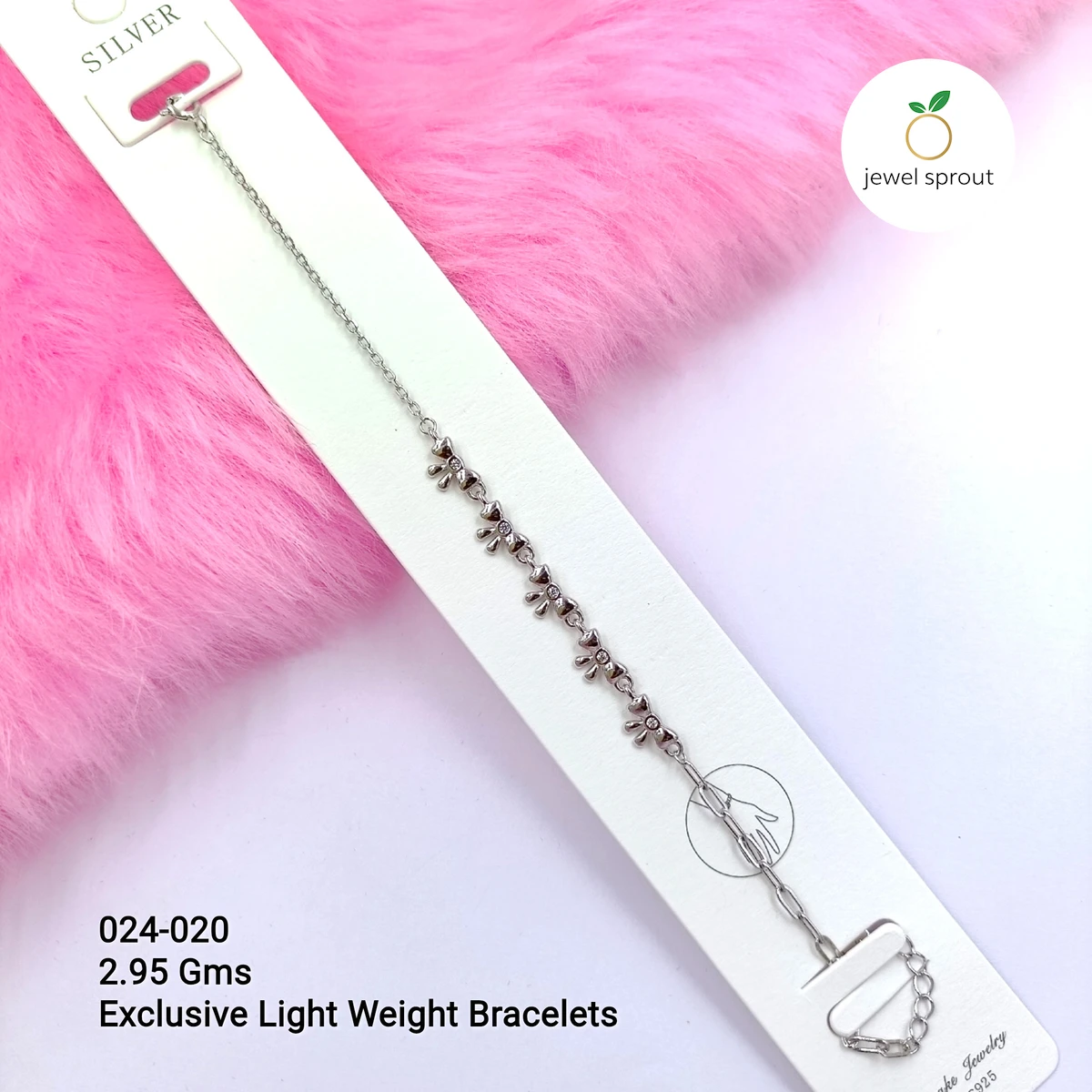 Luxury Zircon Exclusive Bracelet in 925 Sterling Silver