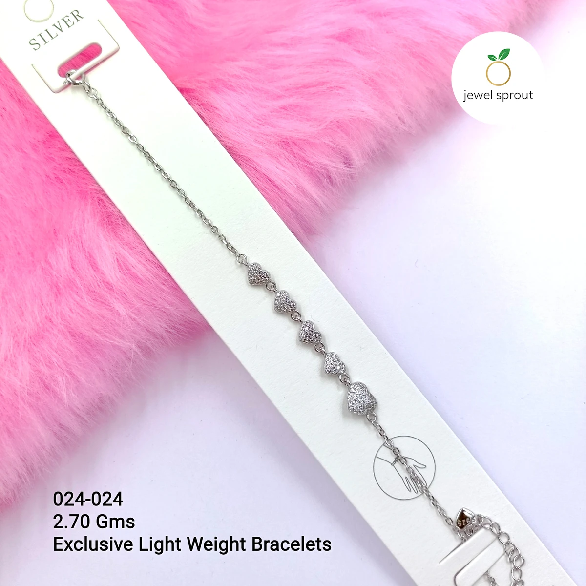 Luxury Zircon Exclusive 925 Sterling Silver Bracelet