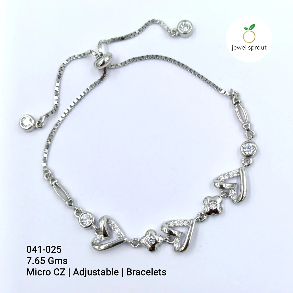 Chic Micro Adjustable Sterling Silver Bracelet for Everyday Elegance