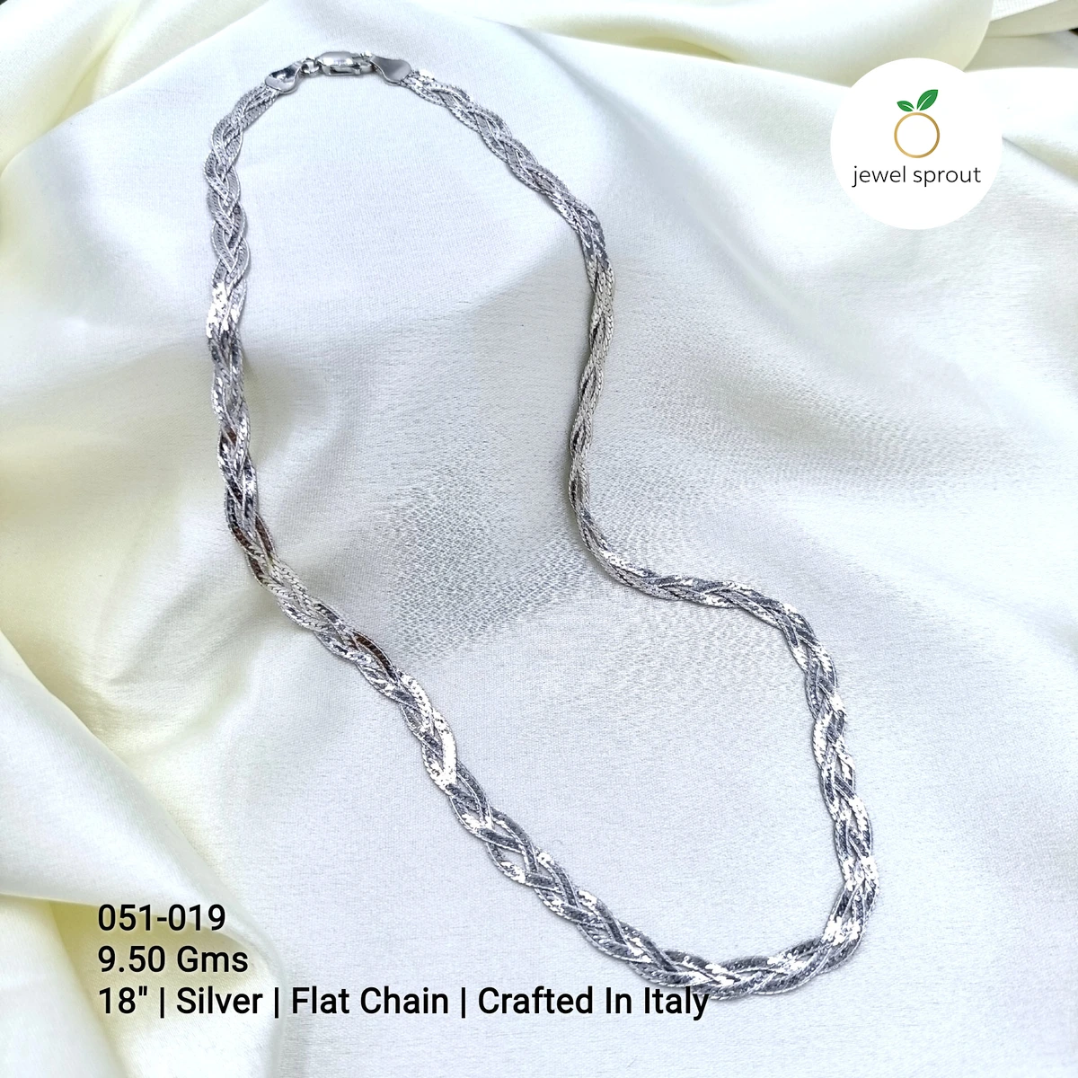 Stylish Italy Flat Chain in High-Quality 925 Sterling Silver