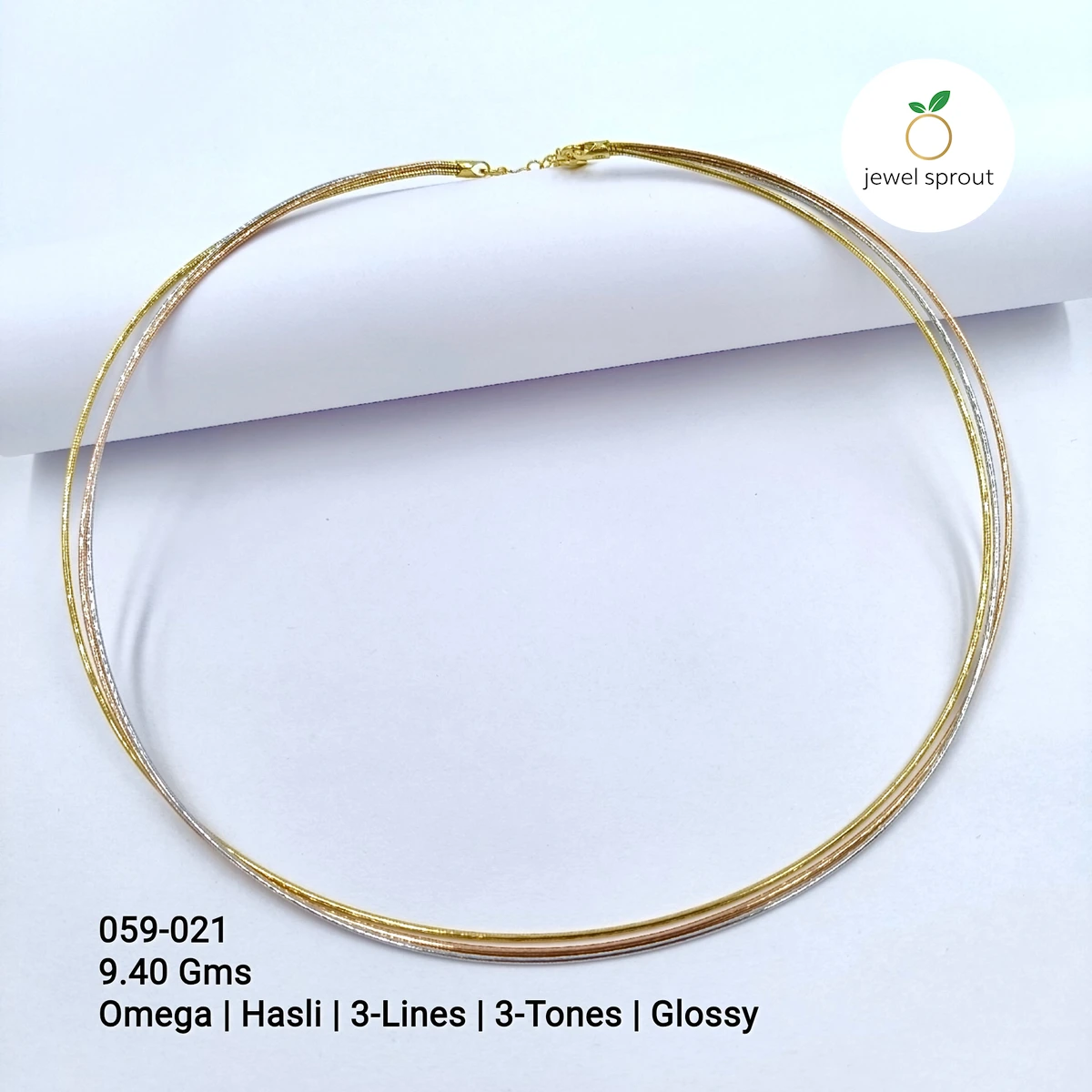 Chic Italy Omega Chain in 925 Sterling Silver