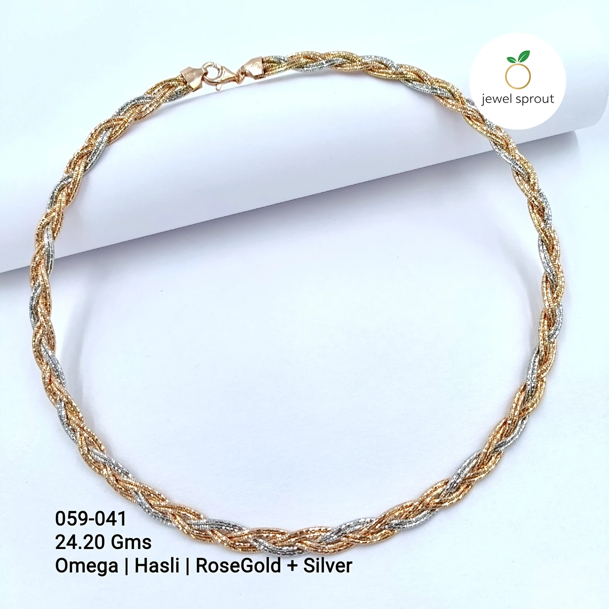 Chic Italy Omega Chain in High-Quality 925 Sterling Silver