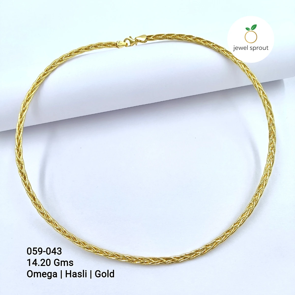 Gorgeous 3-Tone Italy Omega Chain in Glossy Finish