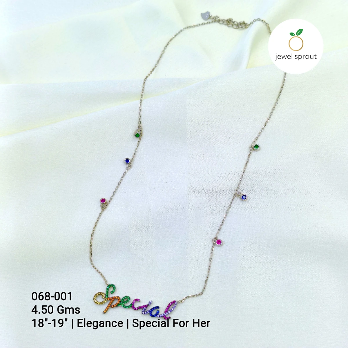 Charming Elegance Chains - 18"-19" Sterling Silver Necklace