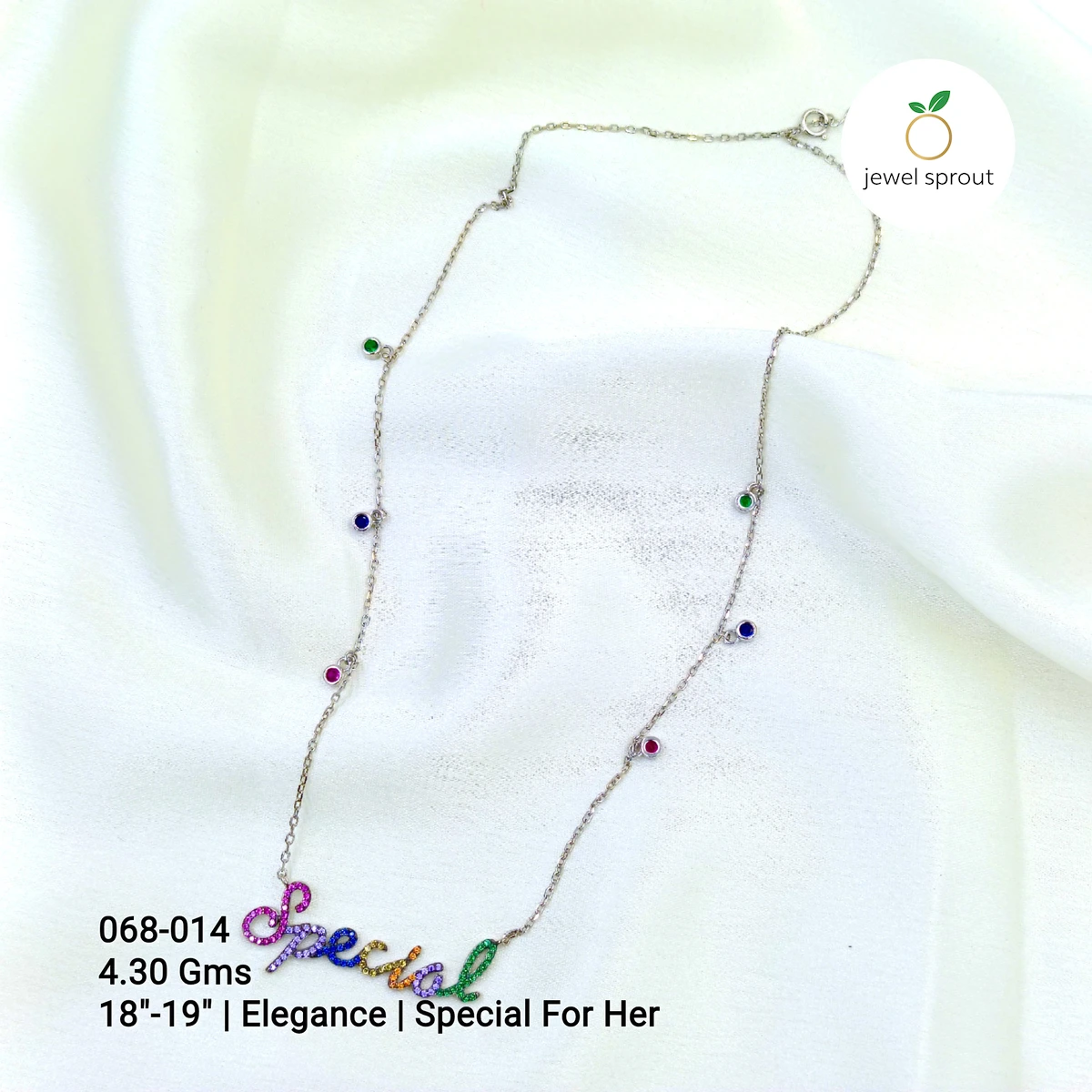 Charming Elegance Sterling Silver Chain for Her