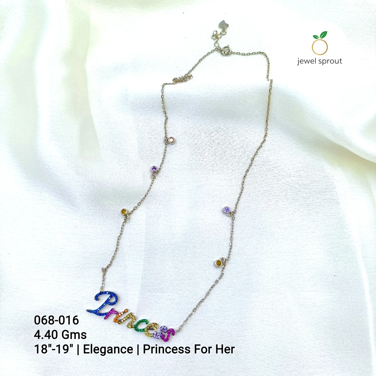 Charming Elegance 925 Sterling Silver Chain Necklace