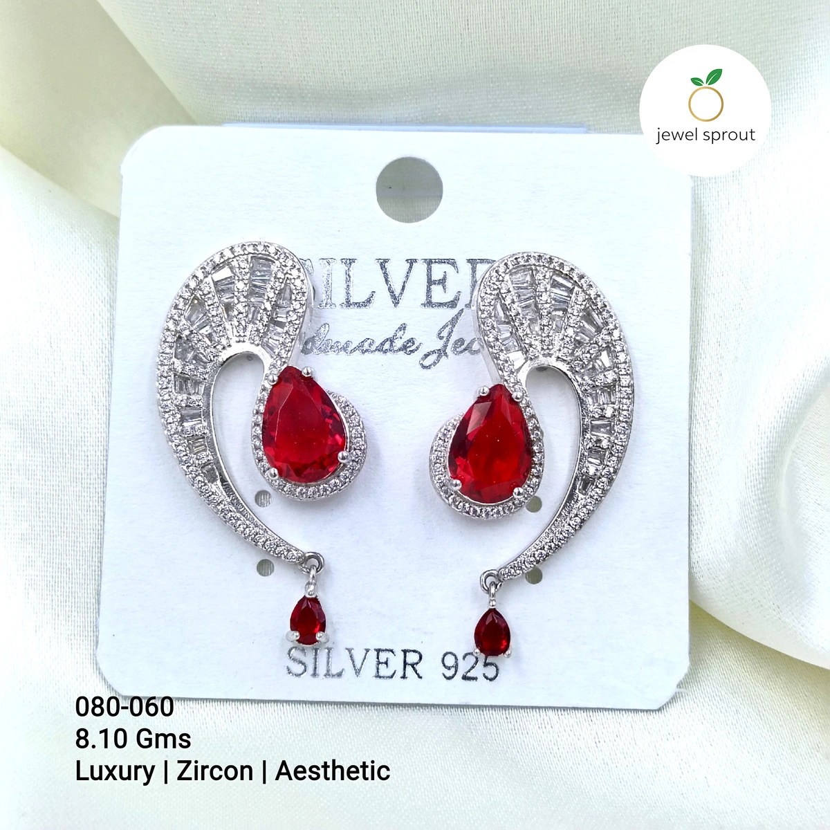 Mesmerizing Fusion Sterling Silver Hoop Earrings