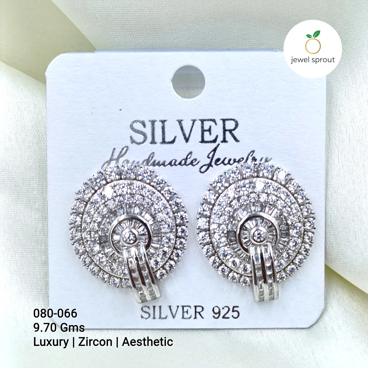 Mesmerizing Fusion Sterling Silver Premium Earrings