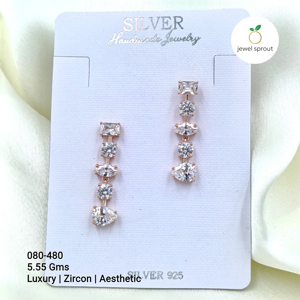 Mesmerizing Fusion Premium Earrings â Luxury Zircon Design