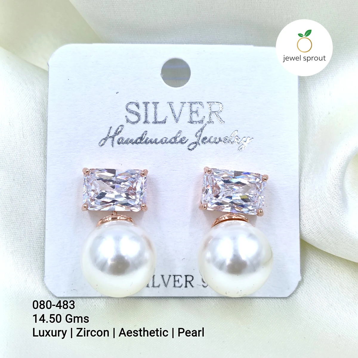 Mesmerizing Fusion Premium Sterling Silver Earrings