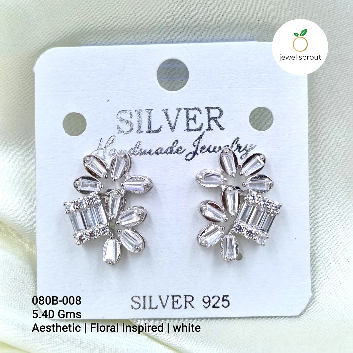 Chic MF Premium Sterling Silver Drop Earrings