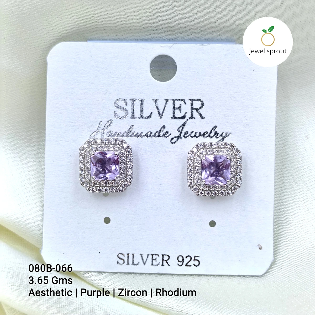 Elegant MF Premium Sterling Silver Earrings