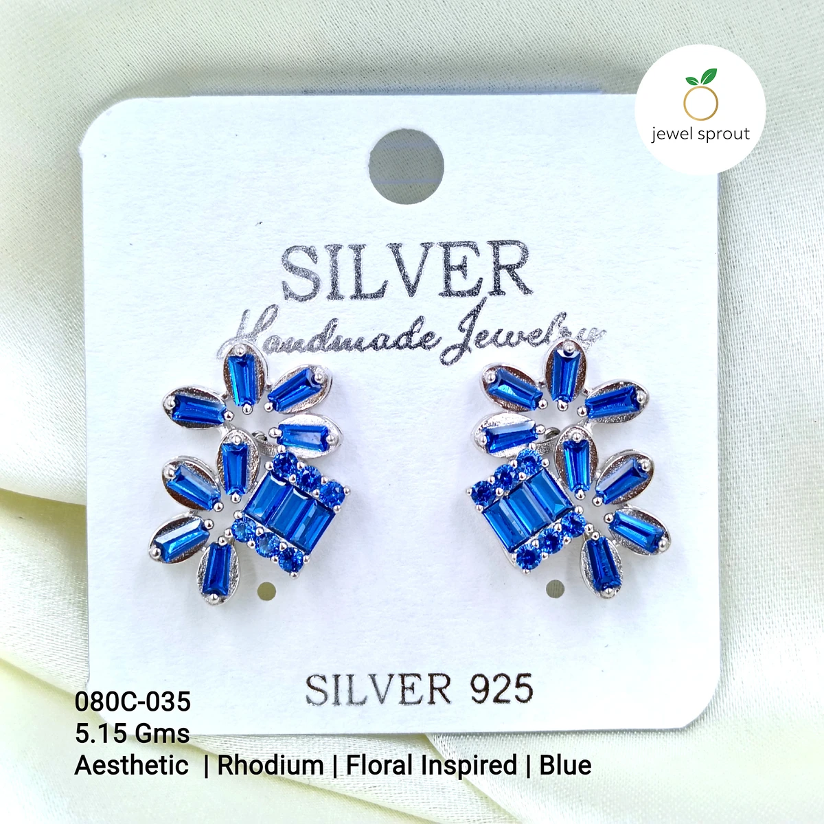 Stylish MF Premium Sterling Silver Earrings for Every Occasion