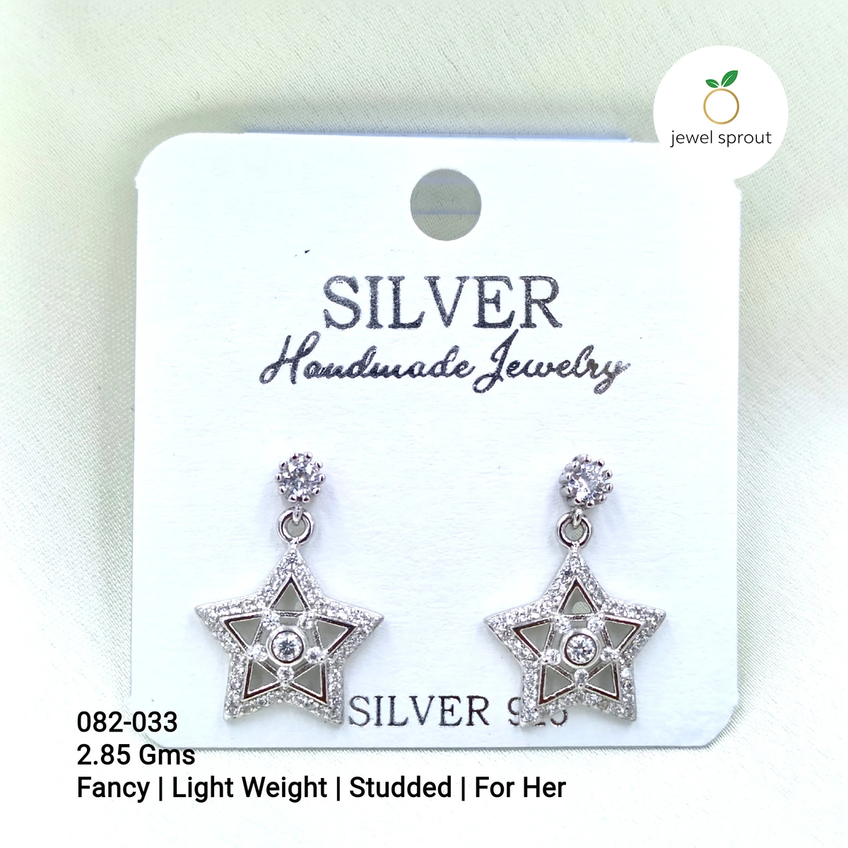 Lightweight Fancy Sterling Silver Earrings for Elegant Occasions