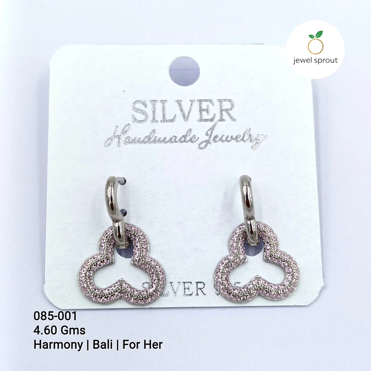 Harmony Bali Earrings for Her - Elegant 925 Sterling Silver