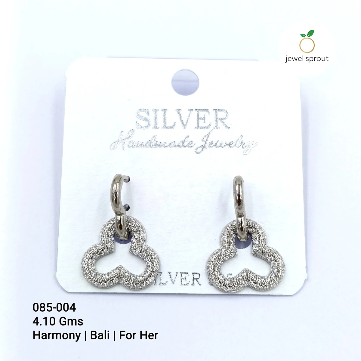 Harmony Bali Sterling Silver Earrings for Her