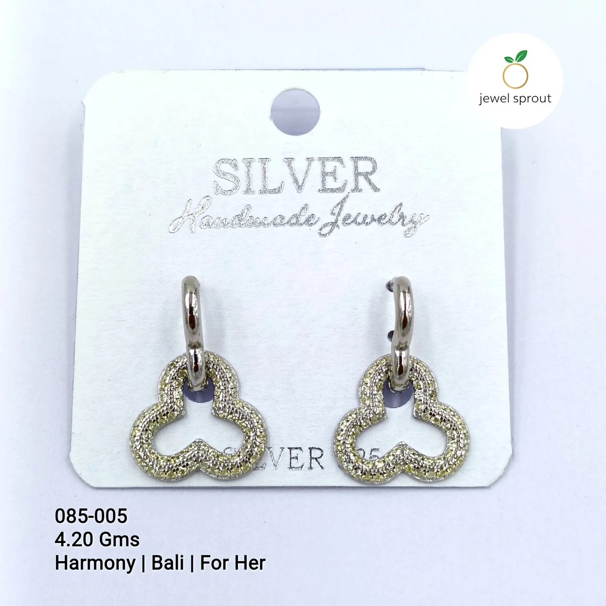 Harmony Bali 925 Sterling Silver Earrings for Her