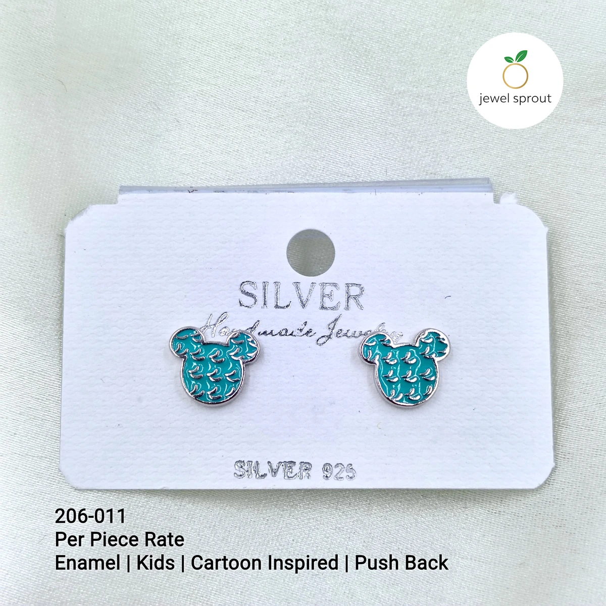 Adorable Baby Enamel Studs Earrings for Kids